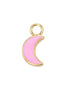 Emilia Elise coated charm Pink & White