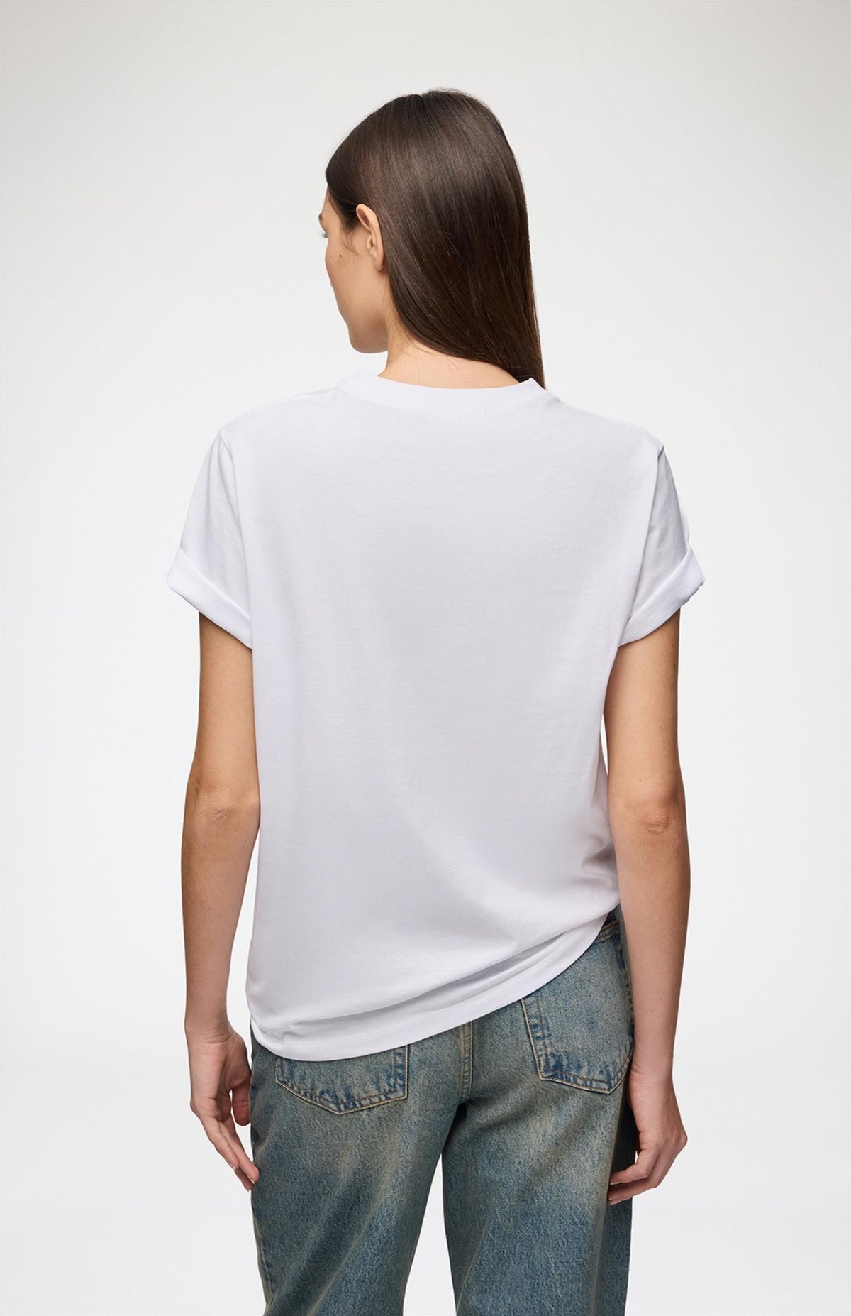 Basic Cotton Relaxed T-shirt Teddy Mushrooms