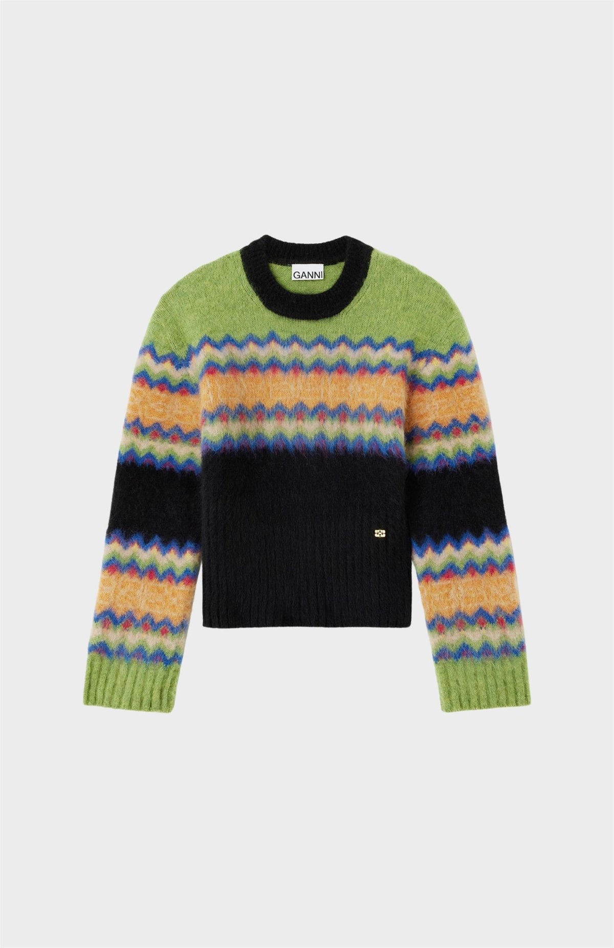 Brushed Alpaca Fairisle Sweater