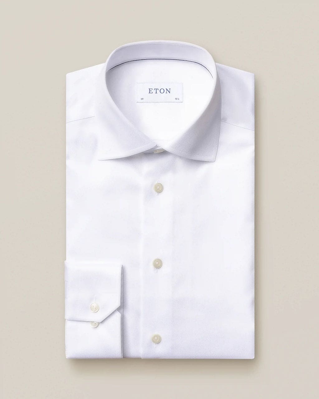 White Slim Signature Twill Shirt