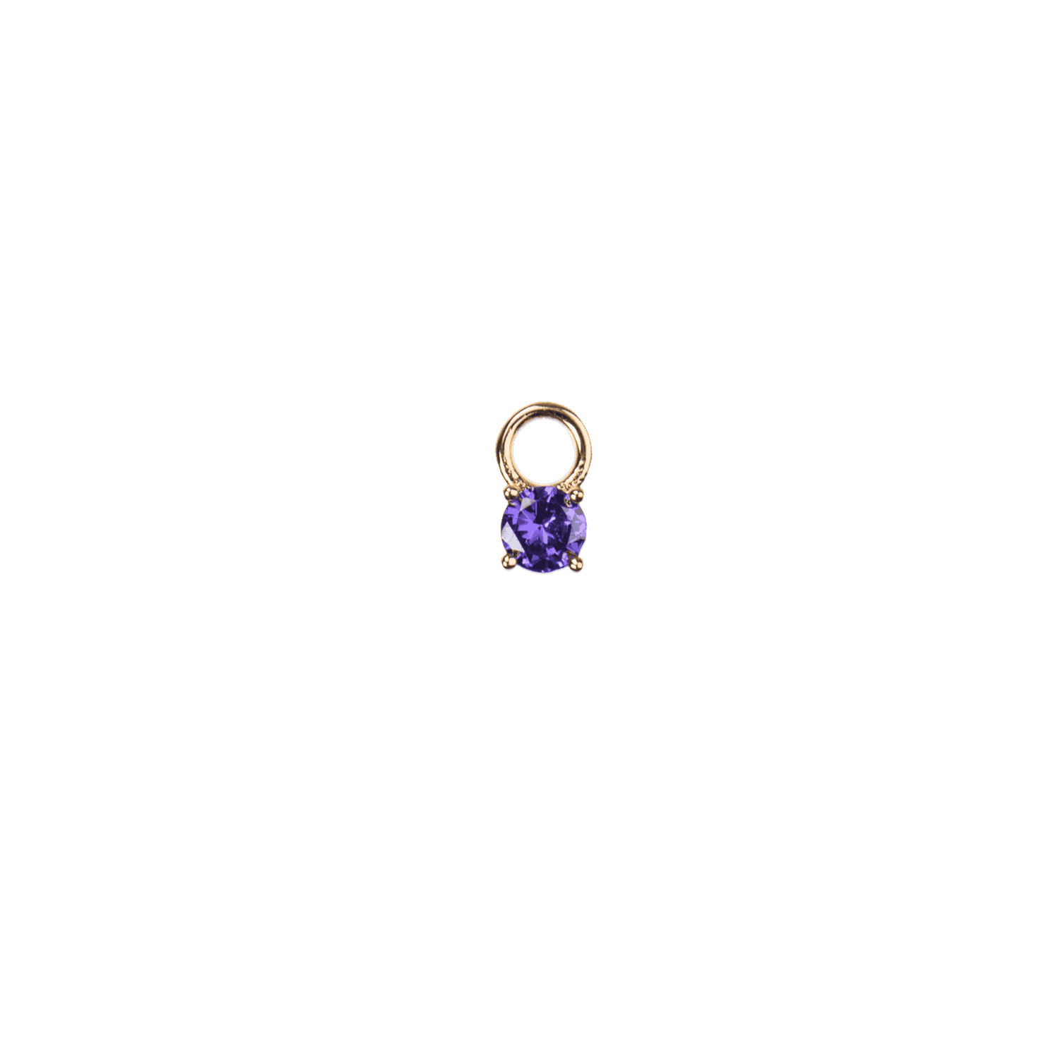 Emilia Birthstone February charm