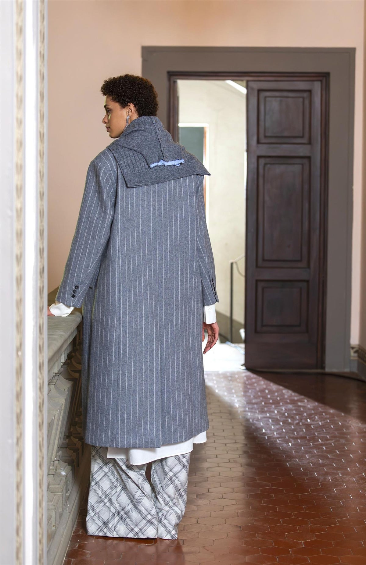 Pinstripe Coat