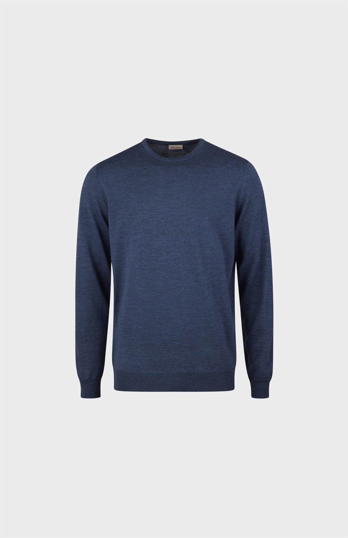 Pullover Knitted Crew Neck Merino Wool