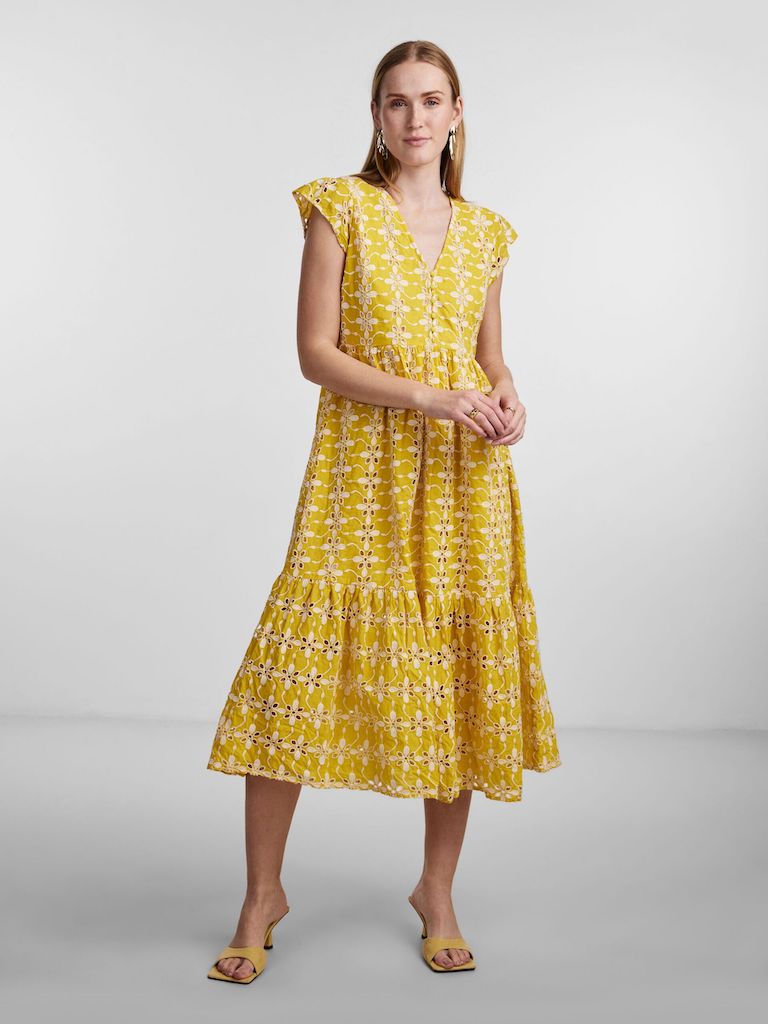 YASLEMINA SS LONG DRESS S.