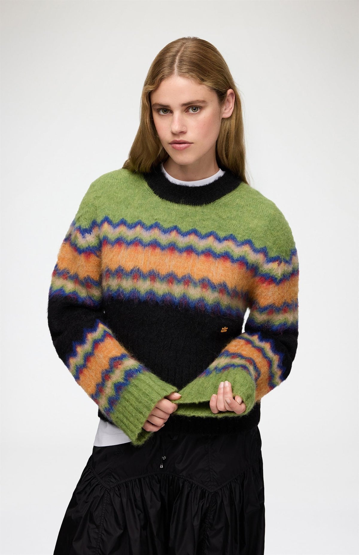 Brushed Alpaca Fairisle Sweater