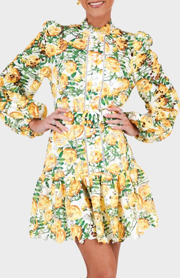 New Lovely Print  Dress