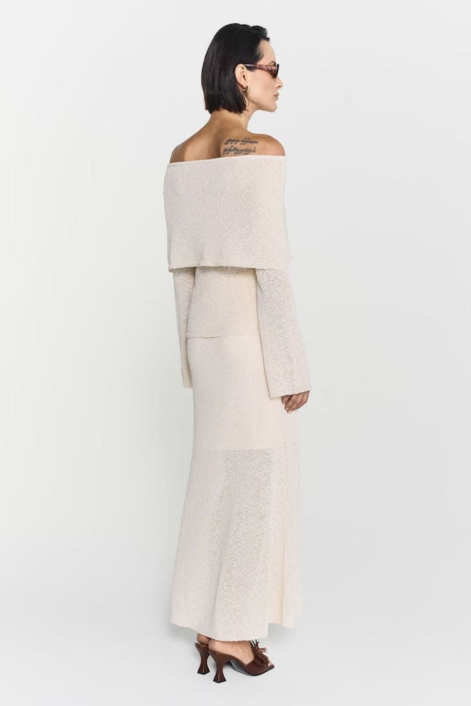 Lovina Bouclé Sweater Ivory