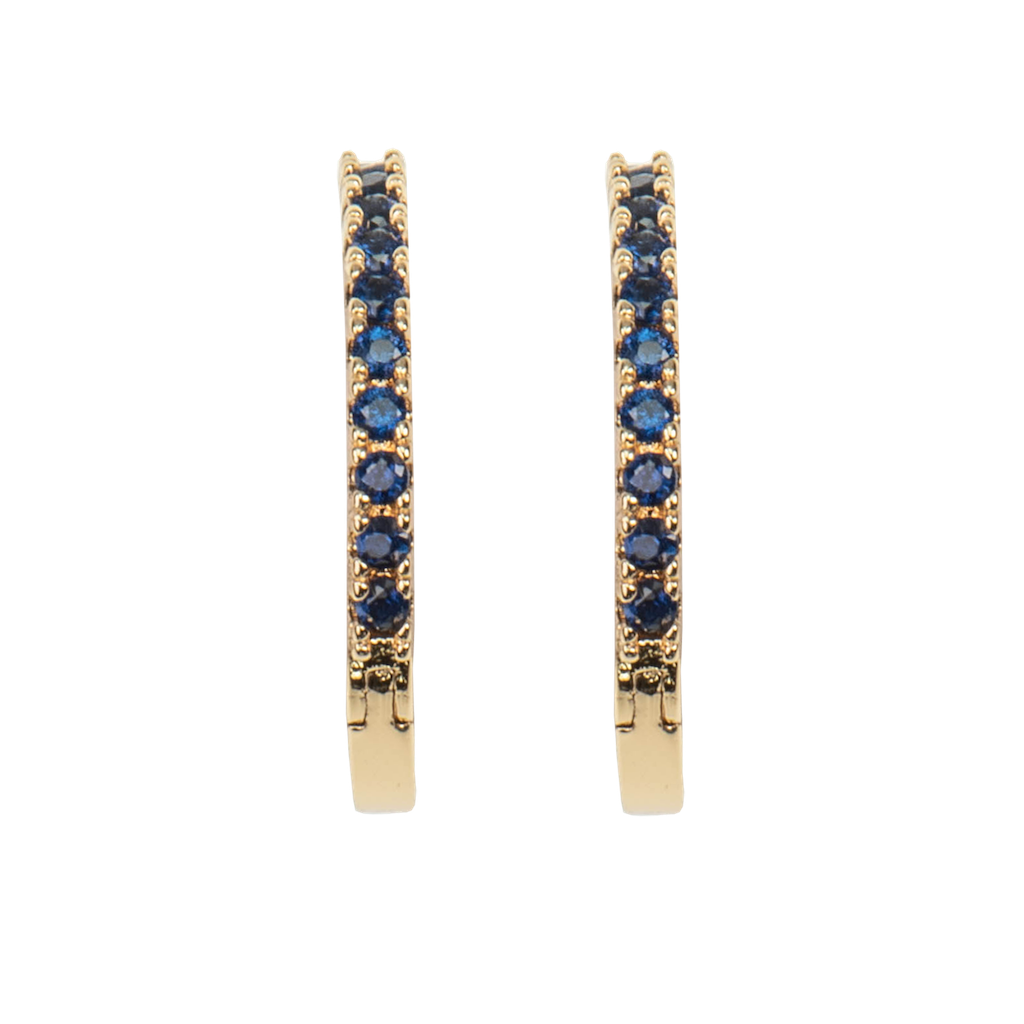 Emilia Medium hoops Navy