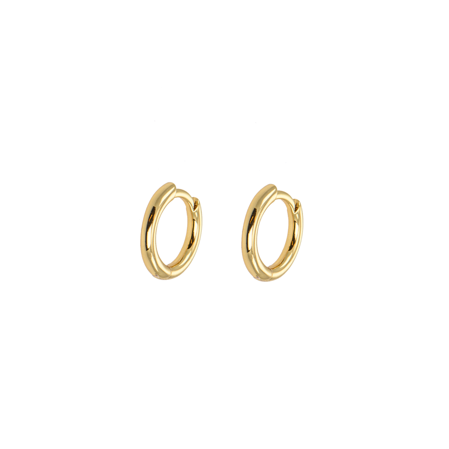 Emilia X-small gold hoops