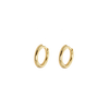 Emilia X-small gold hoops