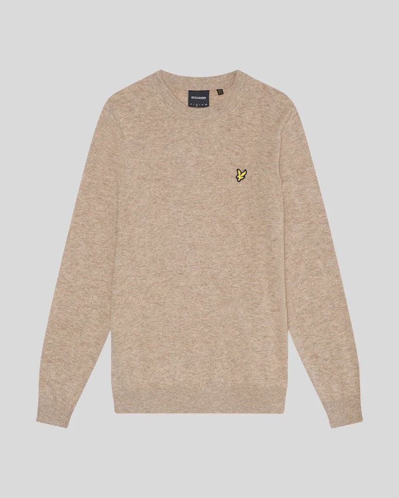 Lambswool Blend Crew Neck Jumper