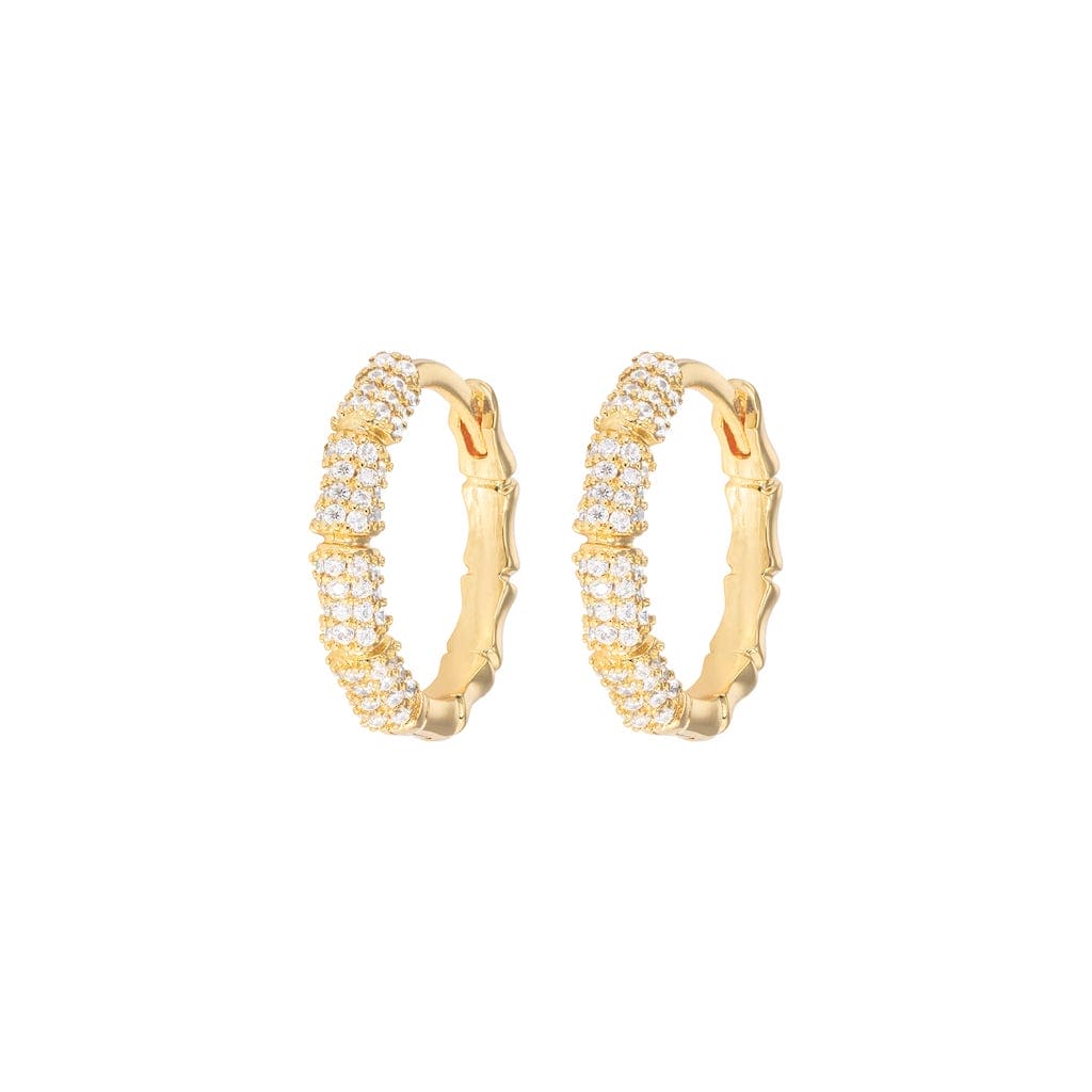 Emilia Medium Bamboo hoops