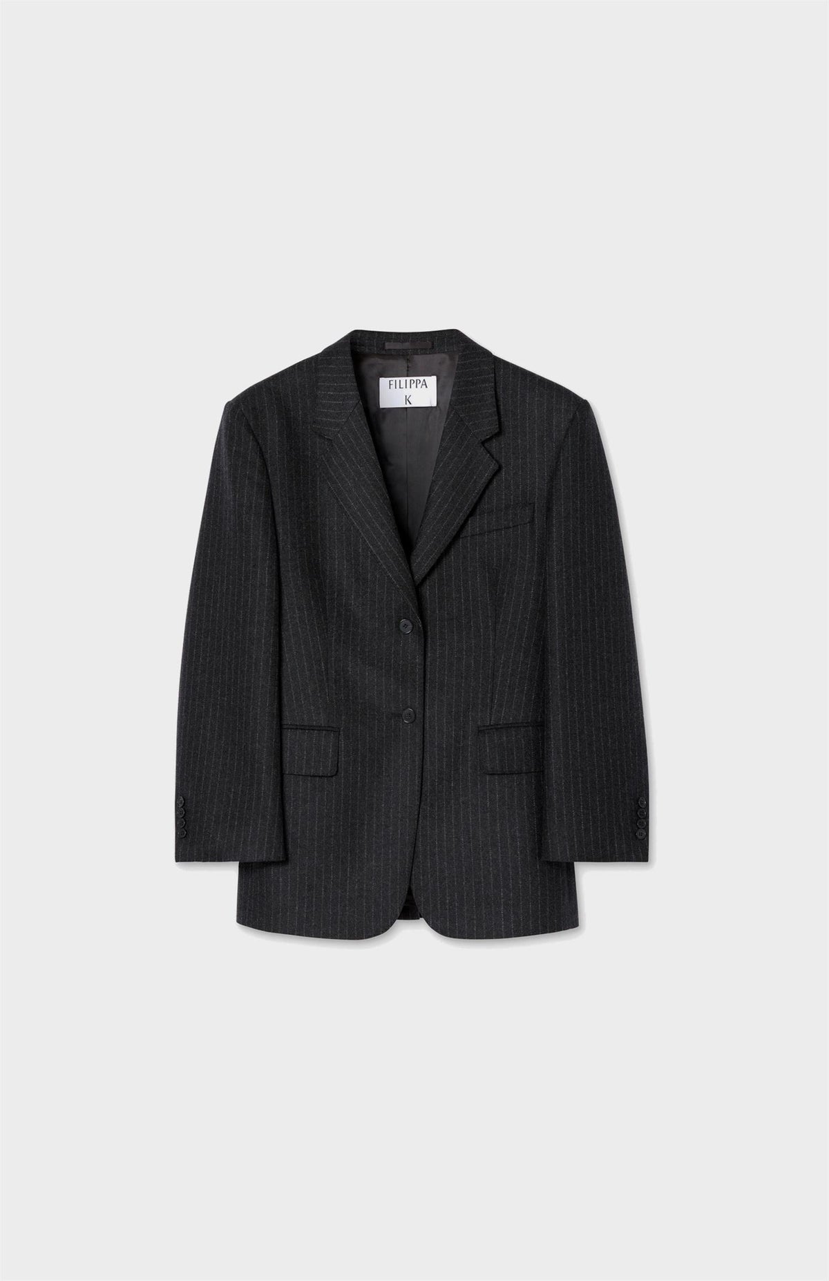 Hourglass Flannel Blazer