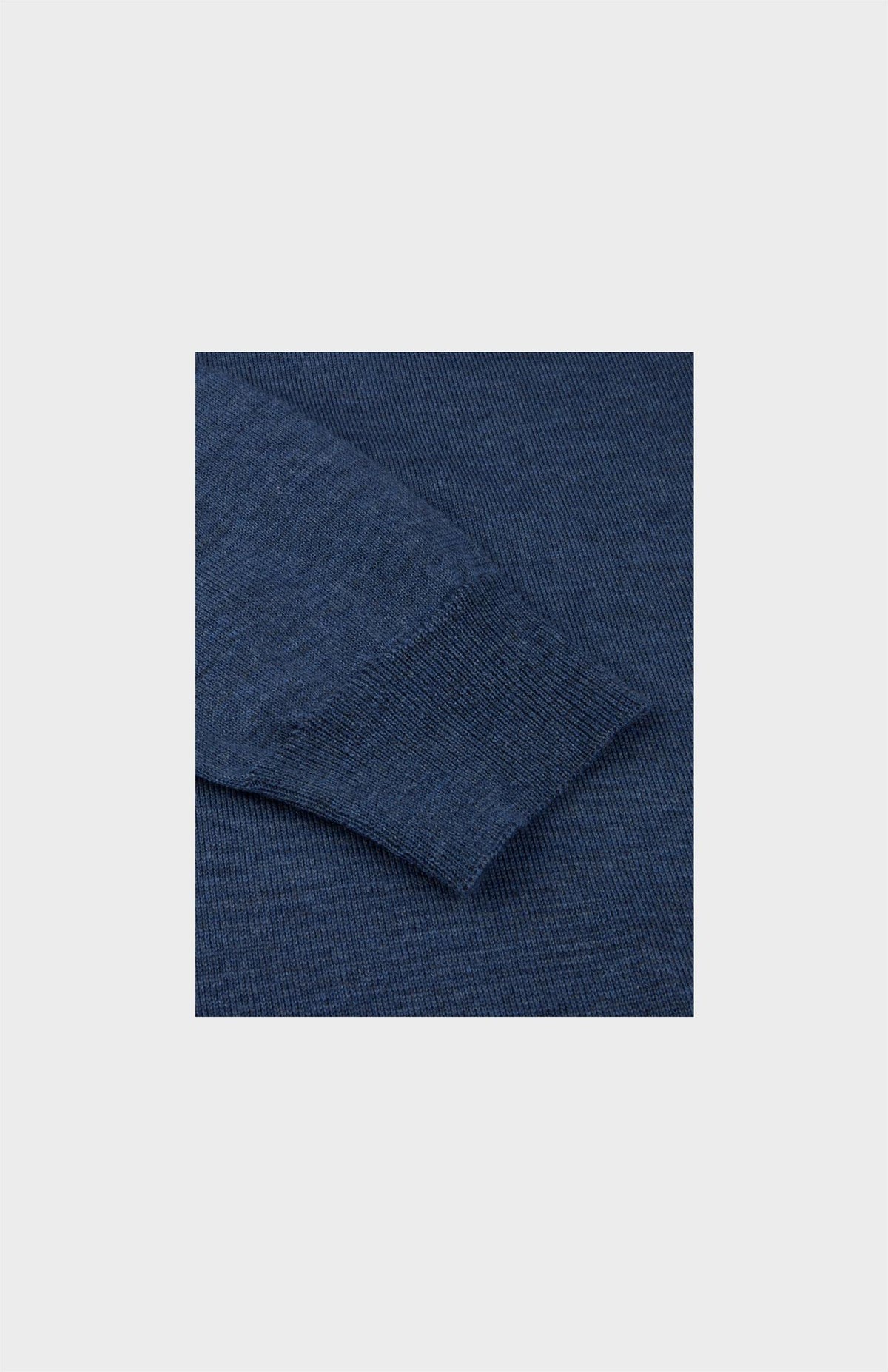 Pullover Knitted Crew Neck Merino Wool