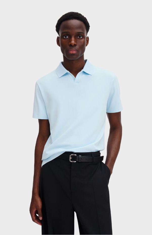 Stretch Cotton Polo Shirt