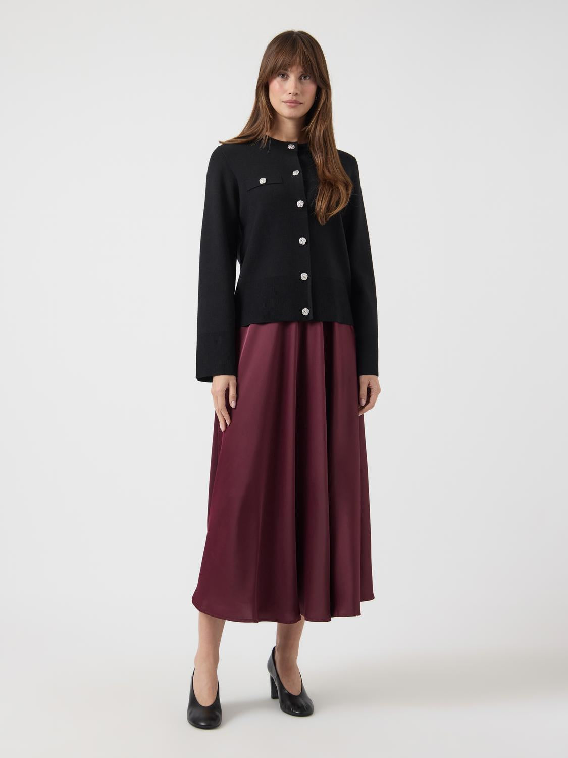 Yaspimi Ls Knit Cardigan S.