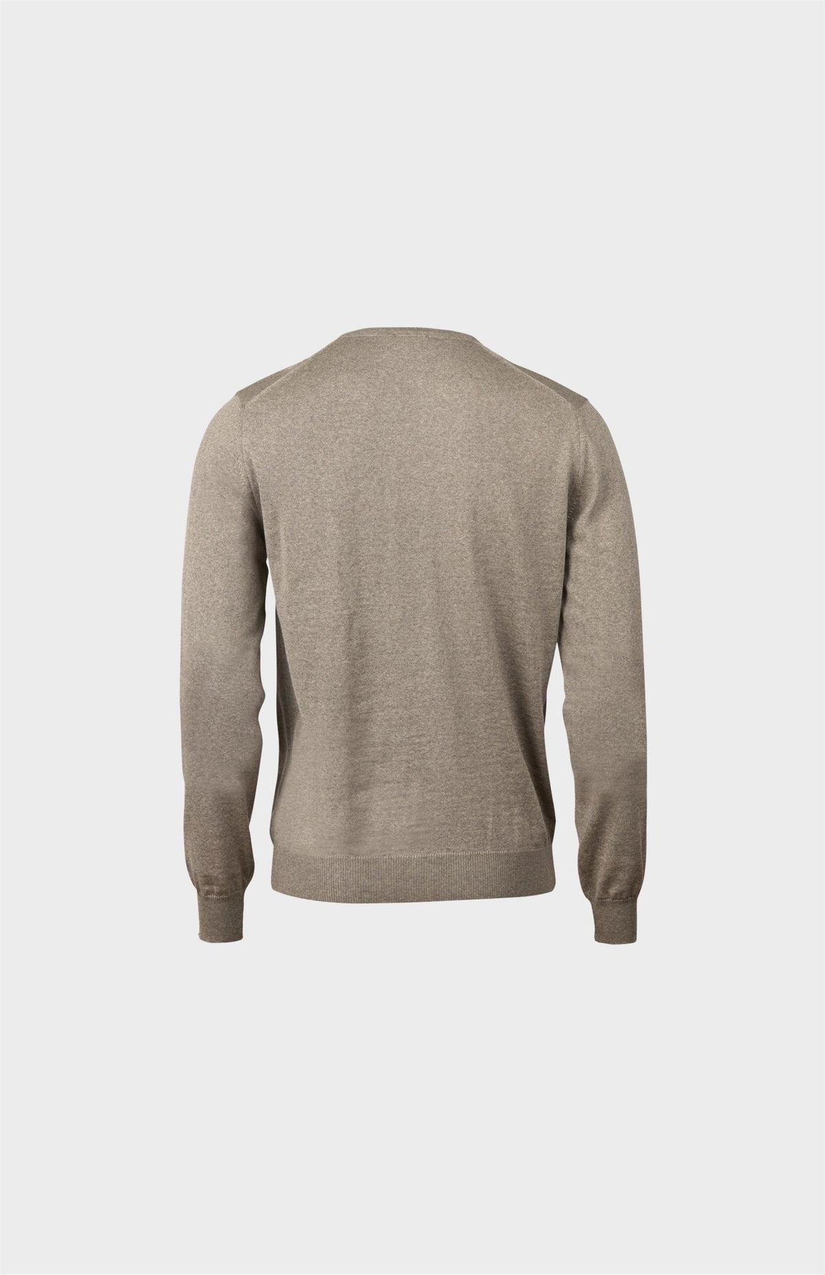 Pullover Knitted Crew Neck Merino Wool