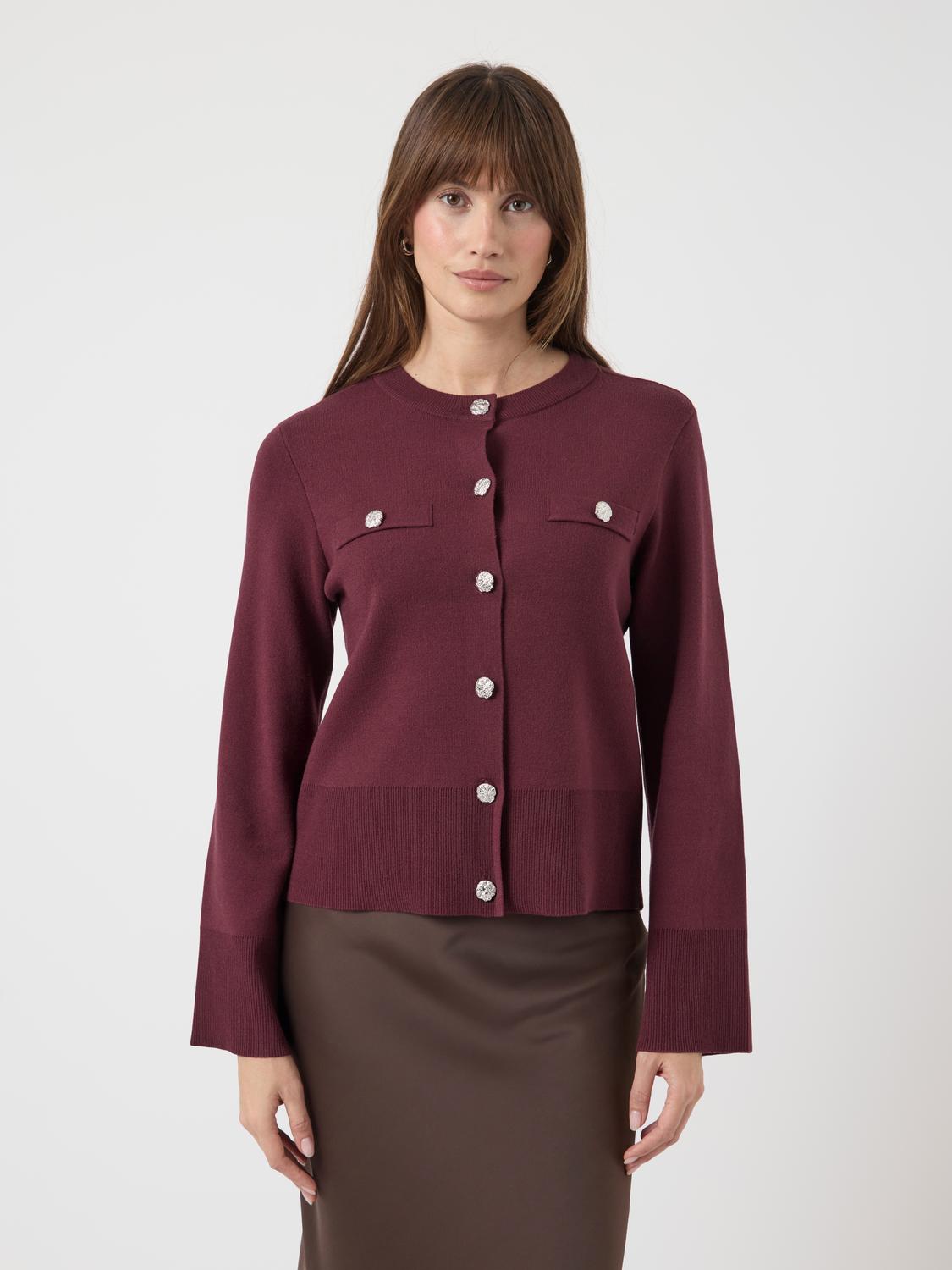 Yaspimi Ls Knit Cardigan S.