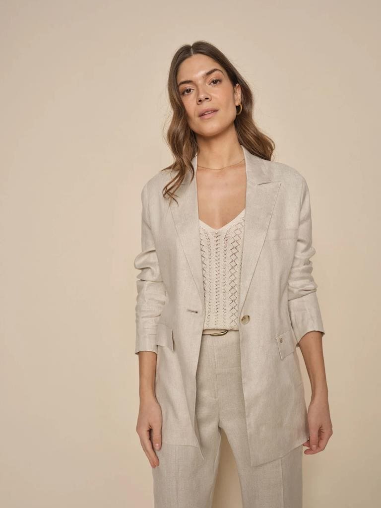 MMSelda Linen Blazer