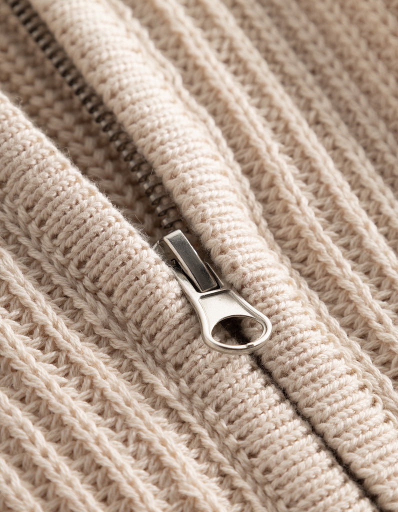 Fletcher Rib Half Zip Knit