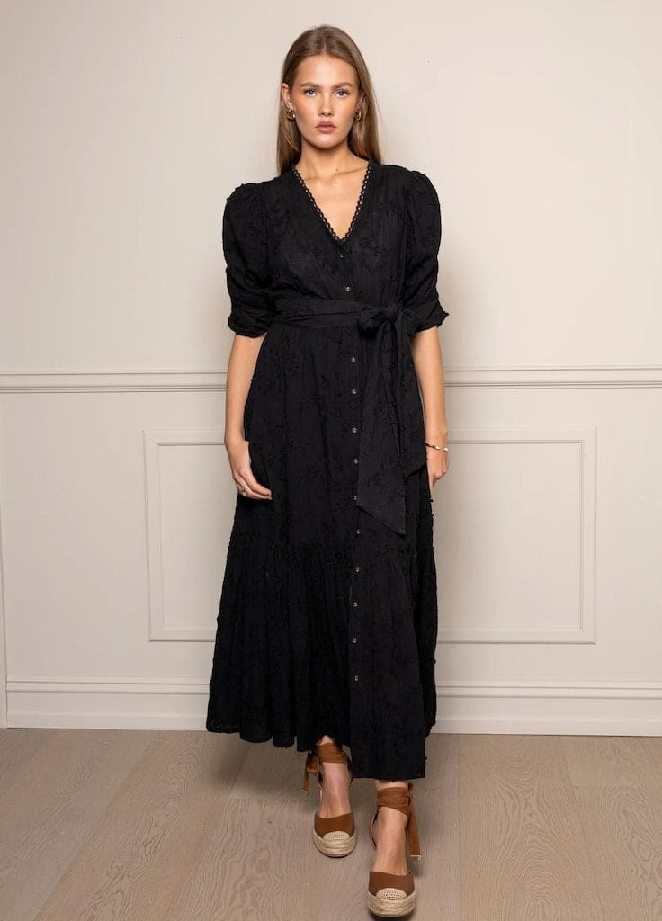 Sylvie Dress Matte Black