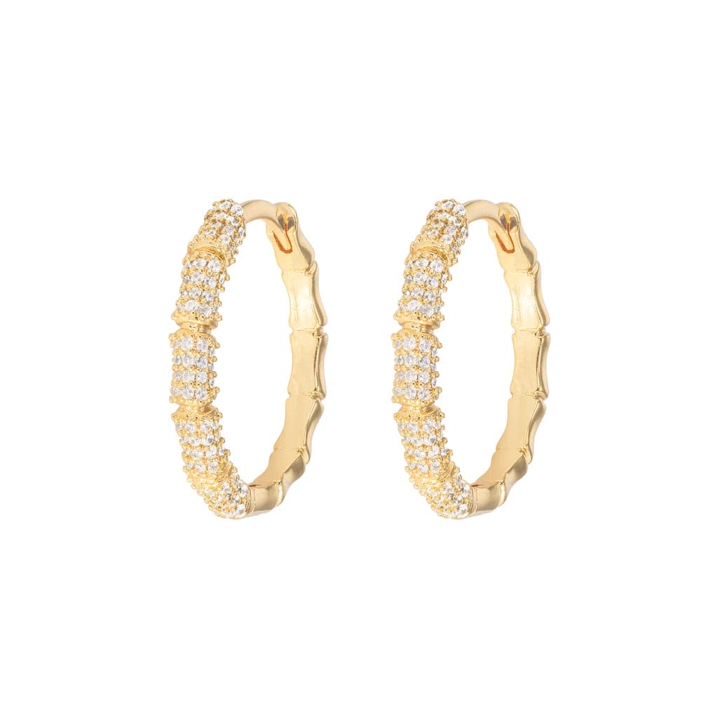 Emilia Large Bamboo hoops