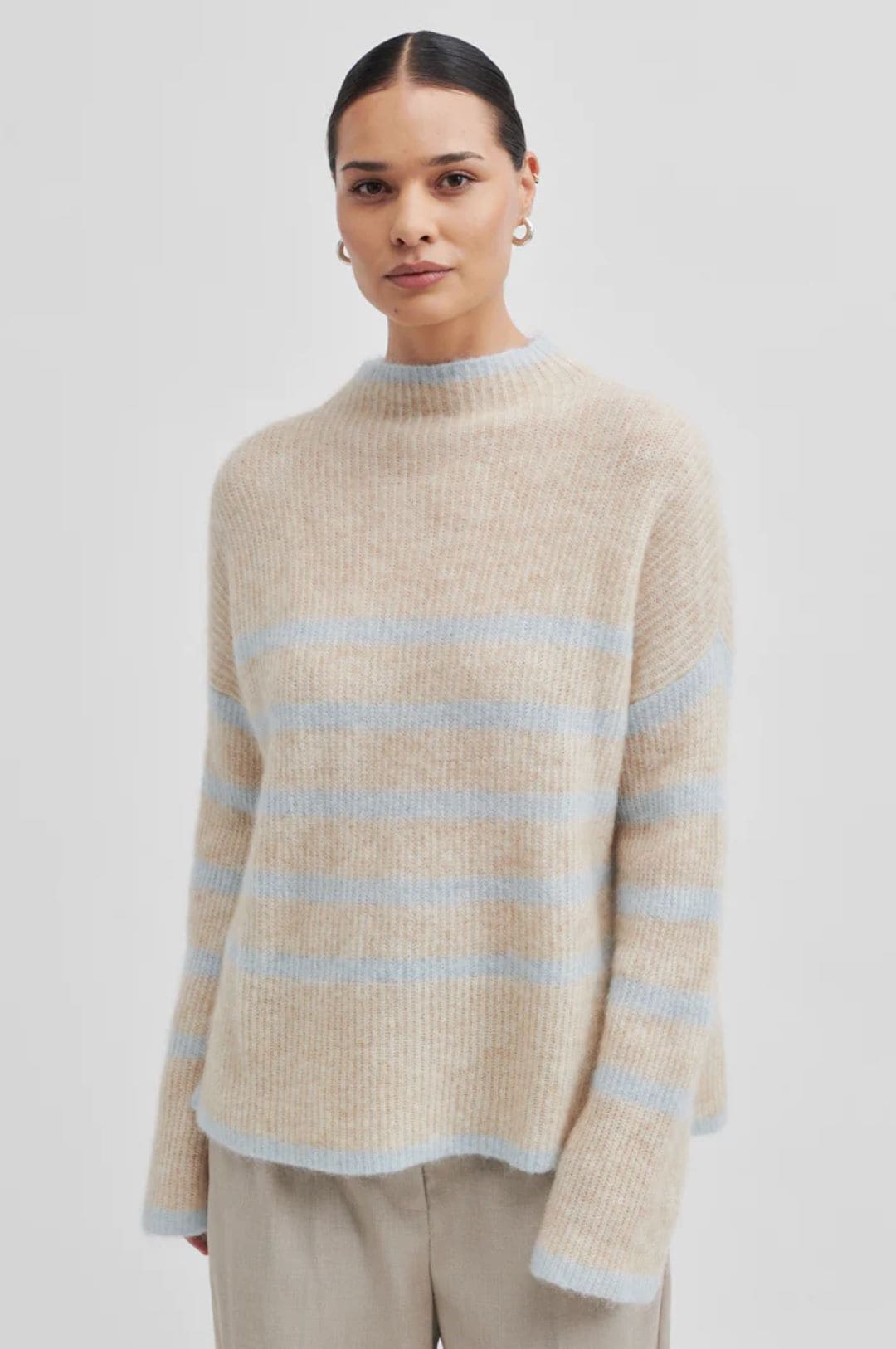 Herrin Knit Stripe T-Neck