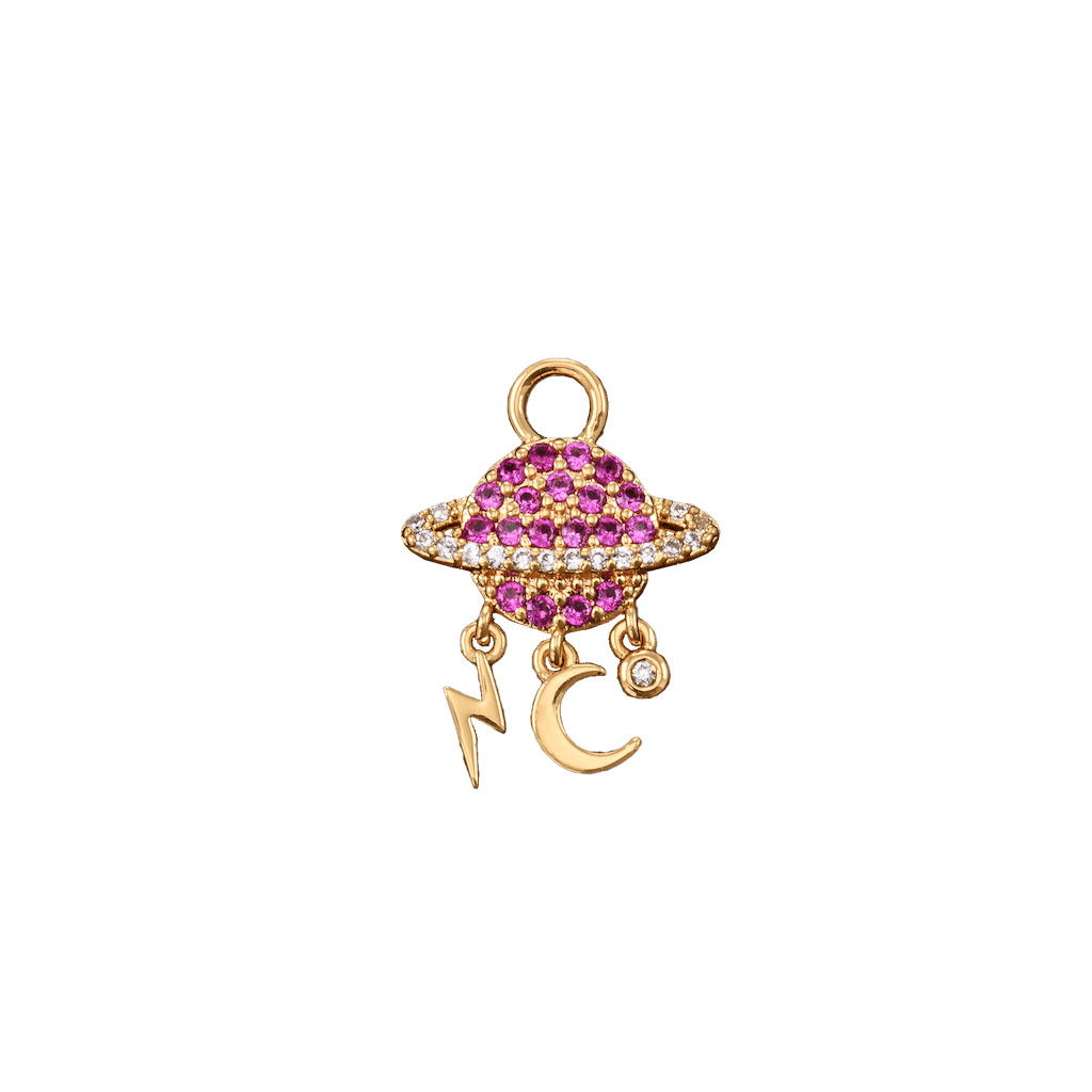 Emilia Ida charm Cerise