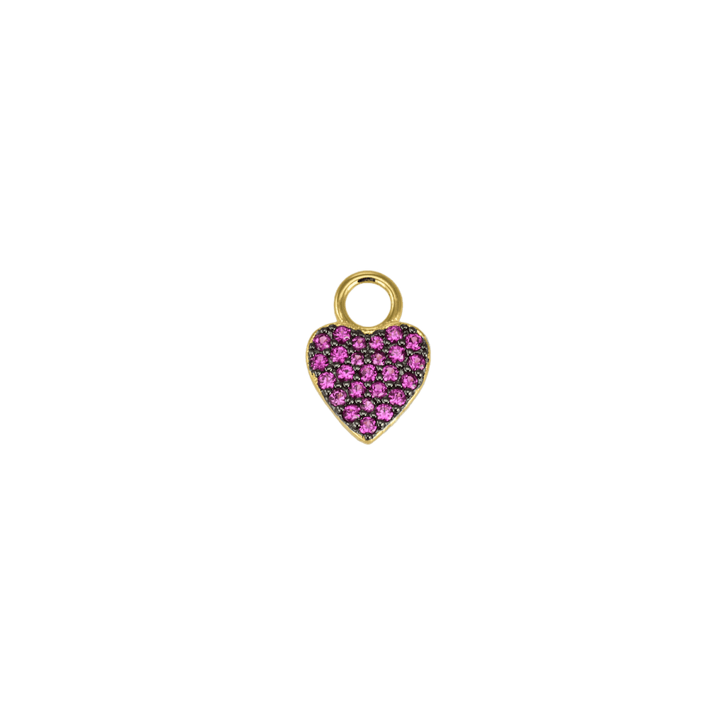 Emilia Hearts charm Ink