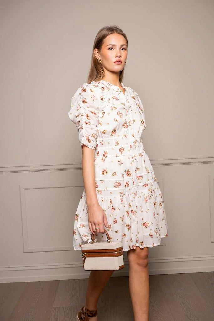 Fabienne Mini Dress Rose