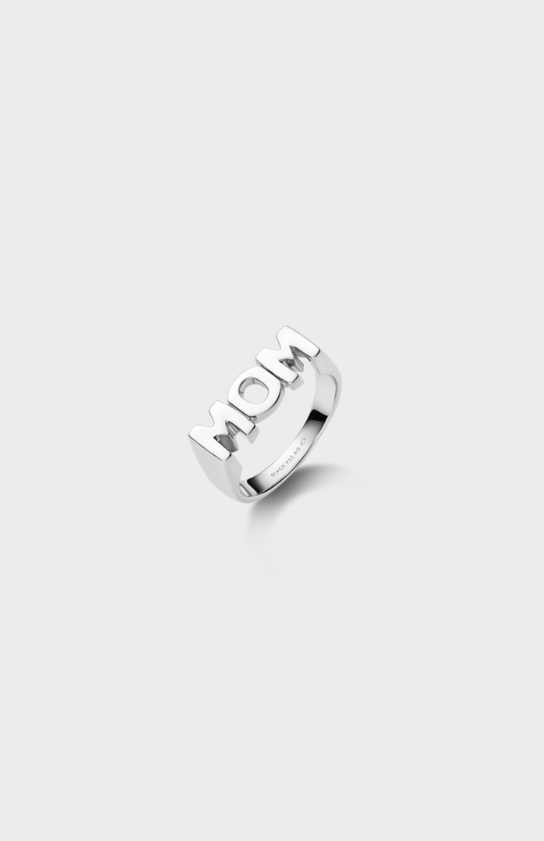 Mom Ring Silver