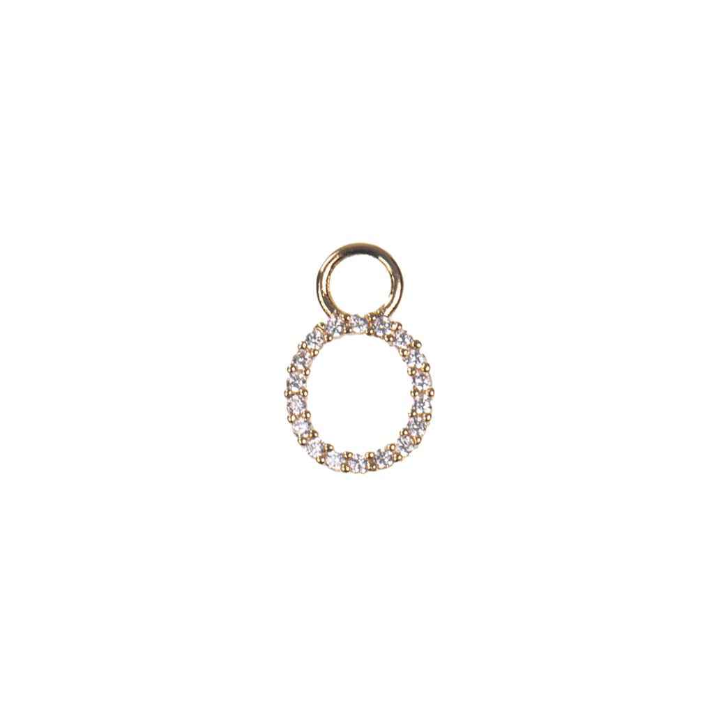 Emilia Letter Charm O