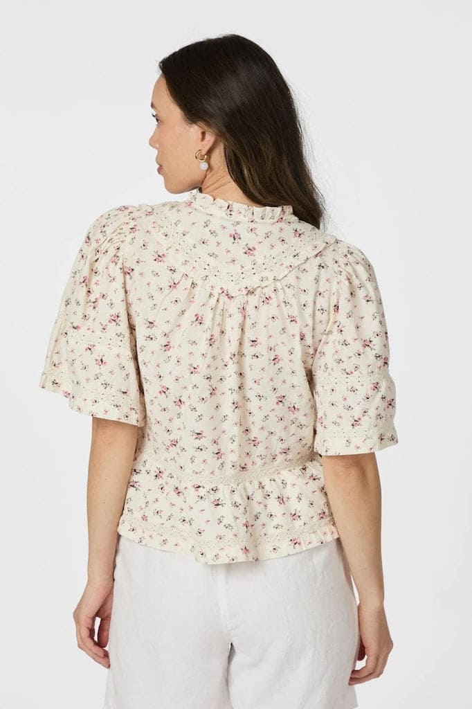 Evienne Floral Blush Top