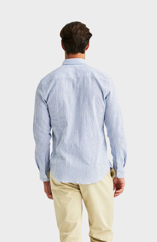 Morris Seersucker Shirt-Slim Fit