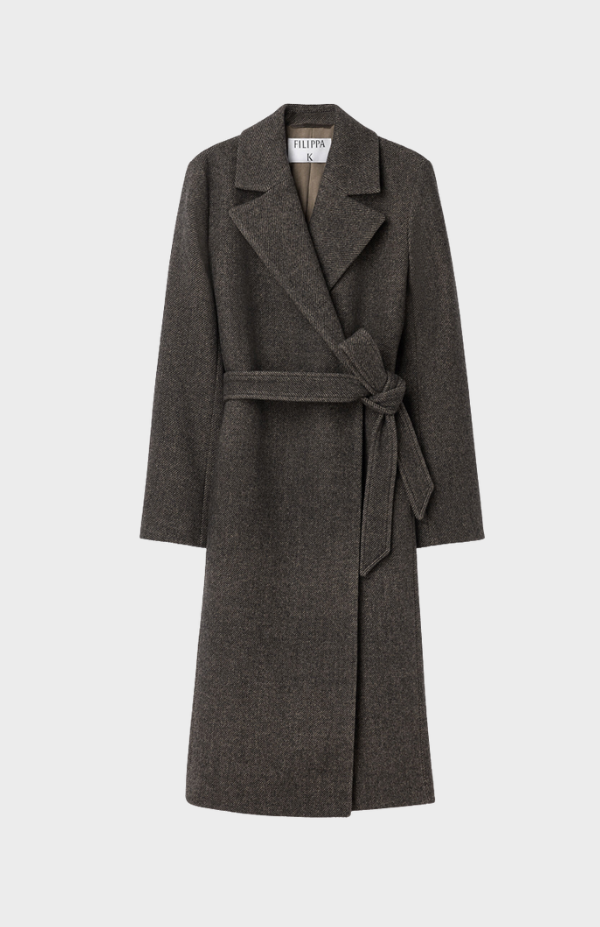 Charlotte Twill Belted Coat