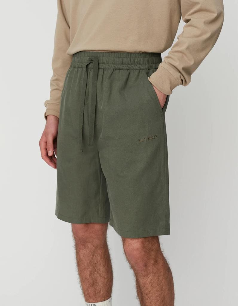 Otto Linen-Tencel Bermuda Shorts