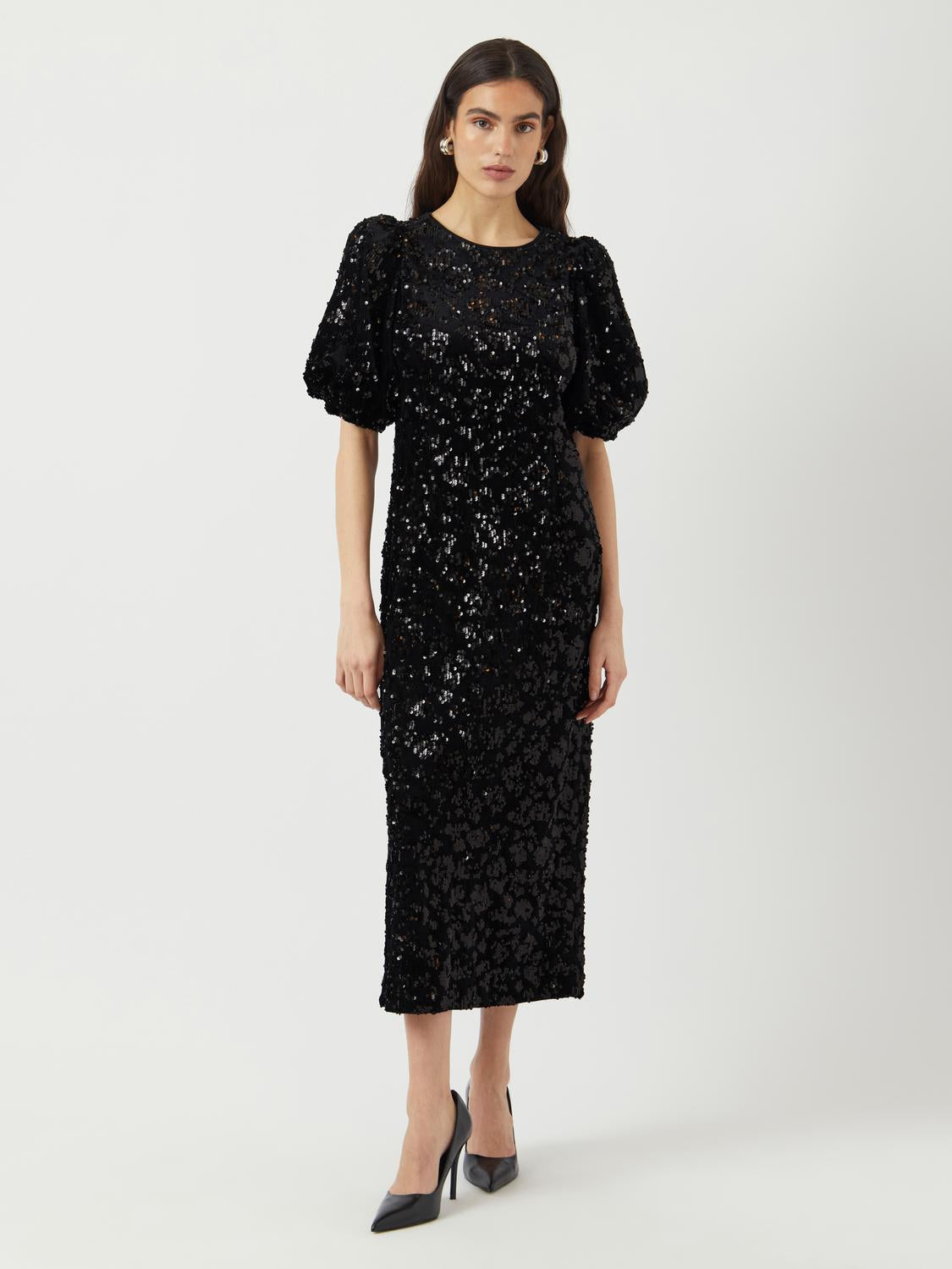 Yassofie 2/4 Sequin Midi Dress - Show