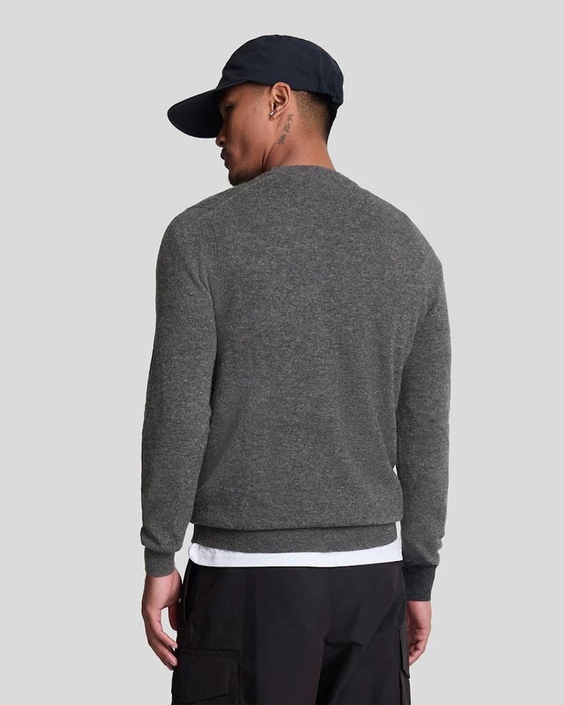 Lambswool Blend Crew Neck Jumper