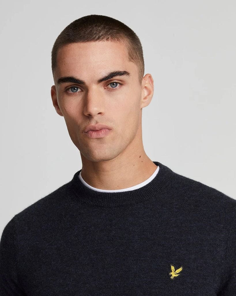 Lambswool Blend Crew Neck Jumper