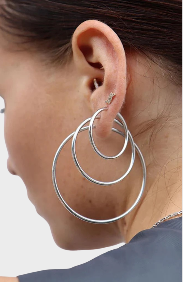 Senorita 25 Hoop Silver HP