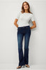 BECCA MID RISE BOOT CUT FLAP