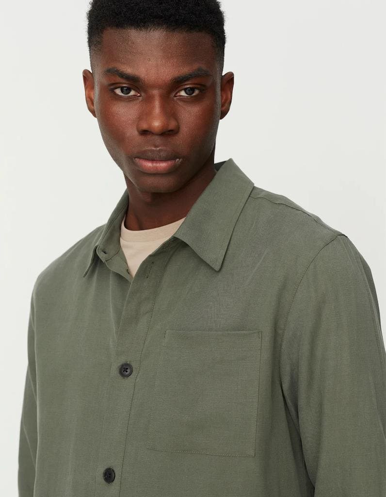 Jason Linen-Tencel Hybrid Shirt