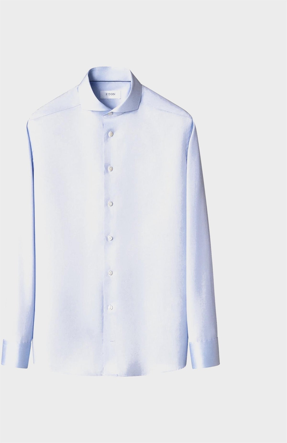 Light Blue Signature Twill Shirt - Extreme Cut Away