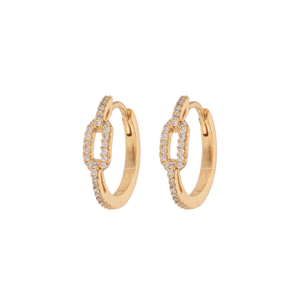 Emilia Medium Chain hoops 2pcs