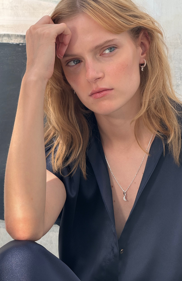 Emilia Elise Charm Silver