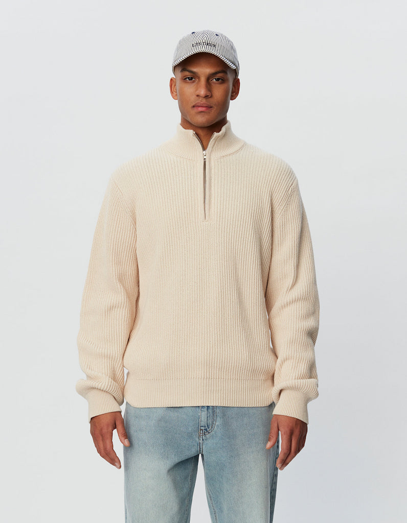 Fletcher Rib Half Zip Knit