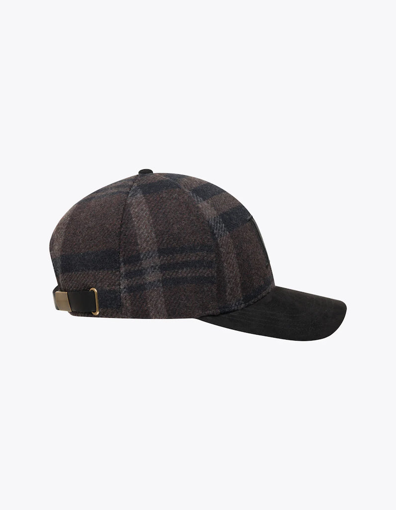Baseball Cap Check Wool