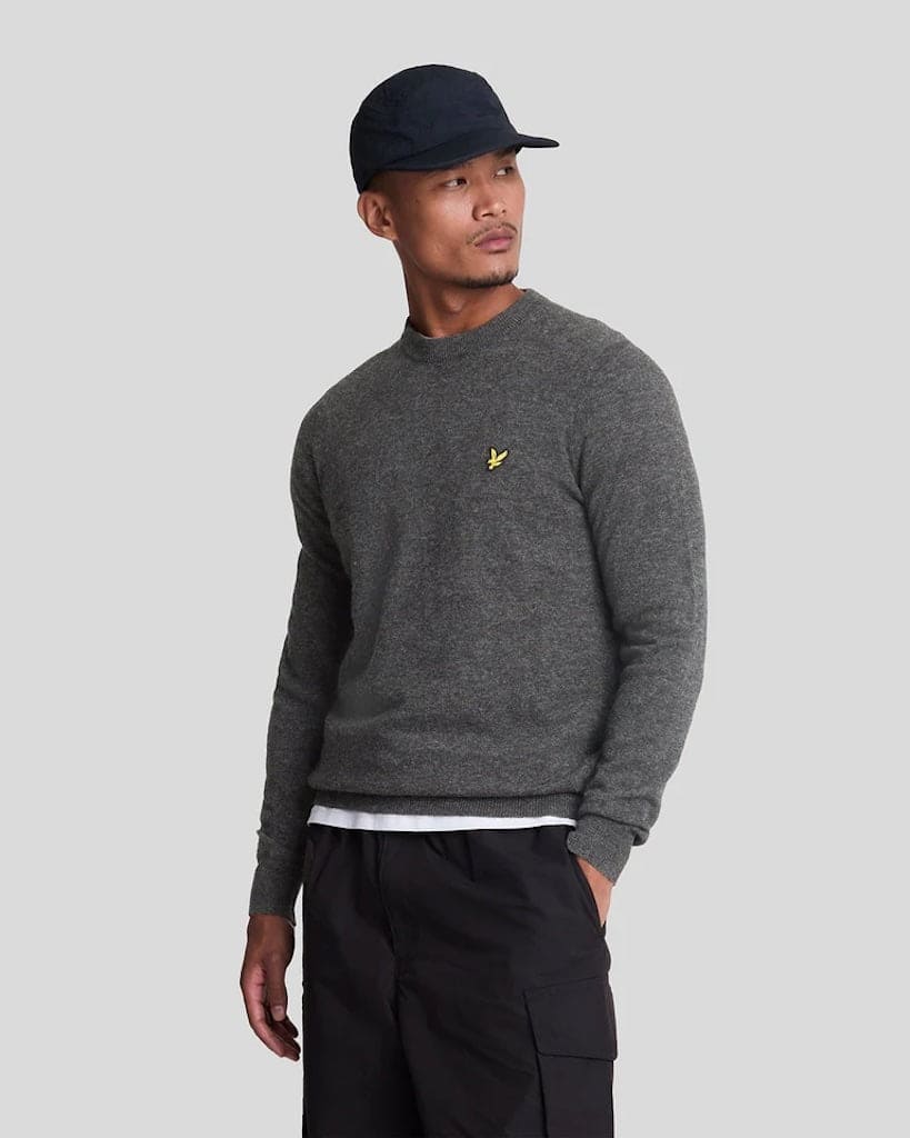 Lambswool Blend Crew Neck Jumper