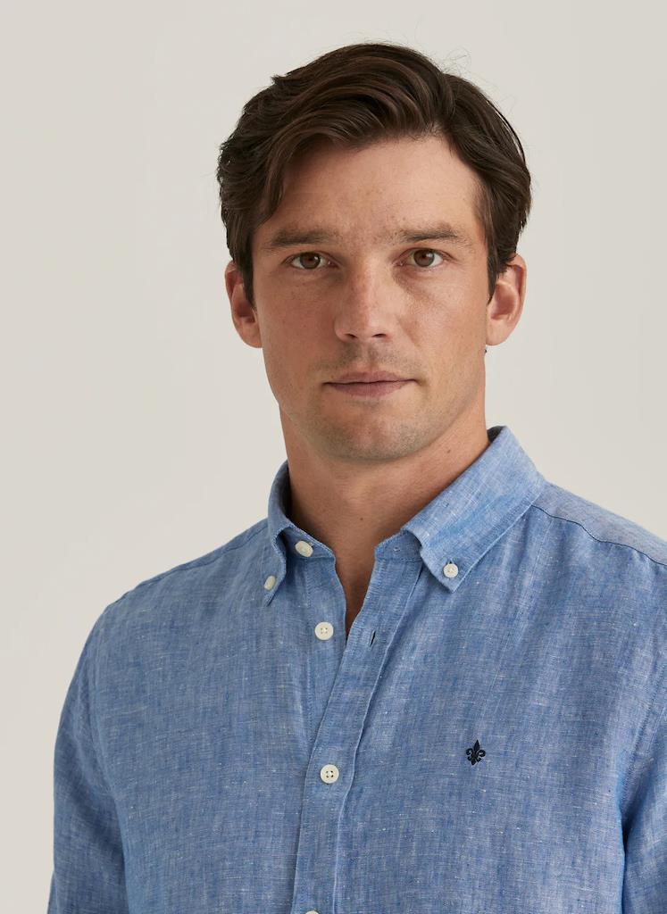 Douglas Linen Shirt-Classic Fit