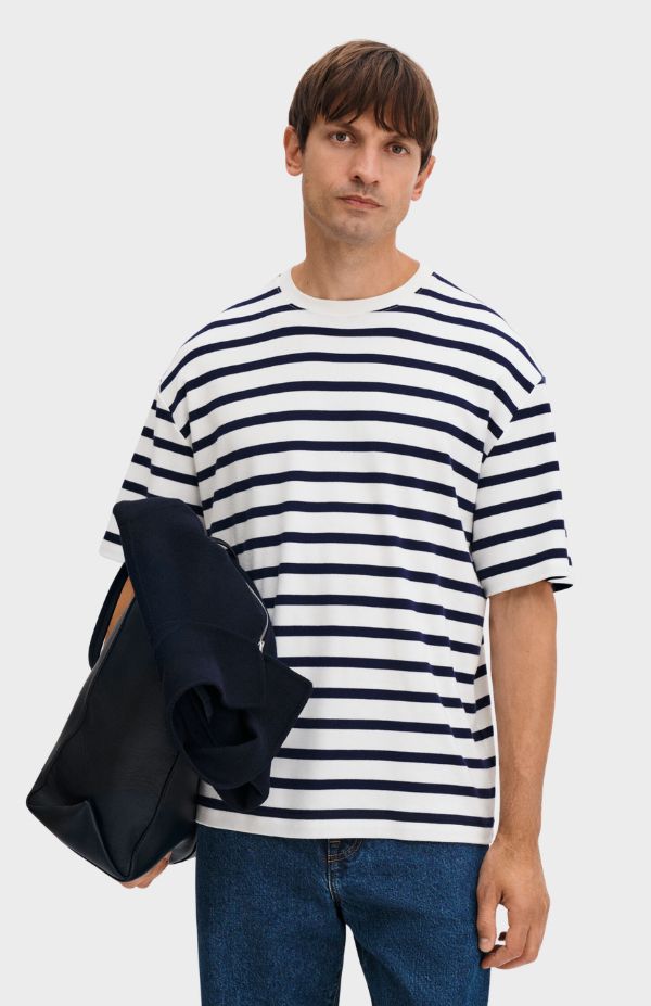 Striped Crewneck Tee